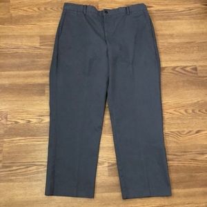 David Taylor gray flat front khakis. Size 38 x 29